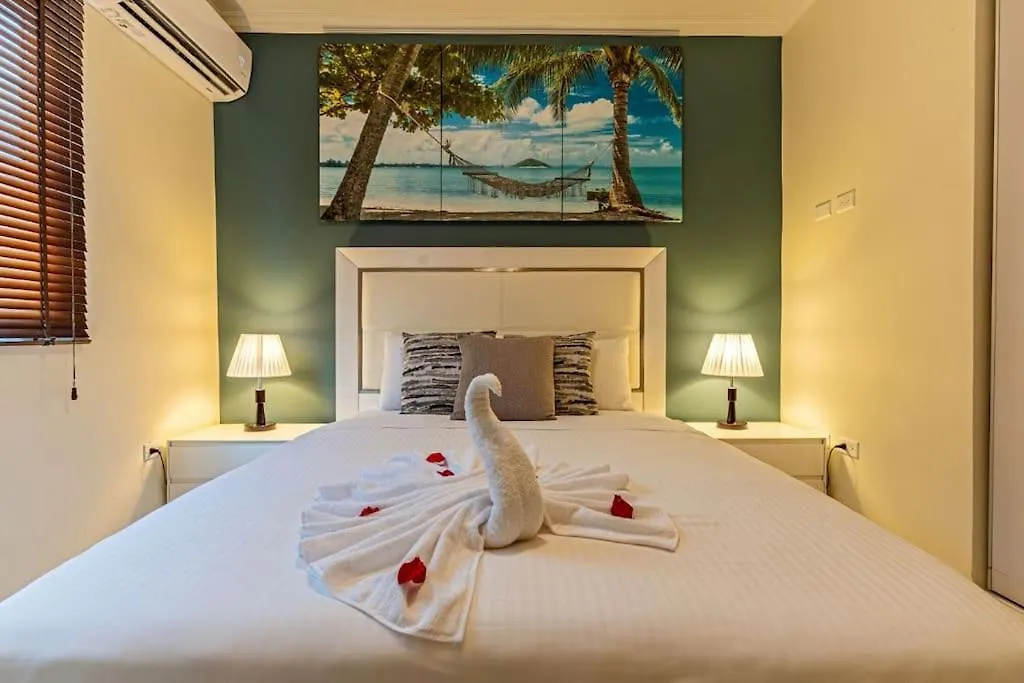 פאלם ביץ' Affordable Family Apartment Only 350 Yards From Eagle Beach ארובה