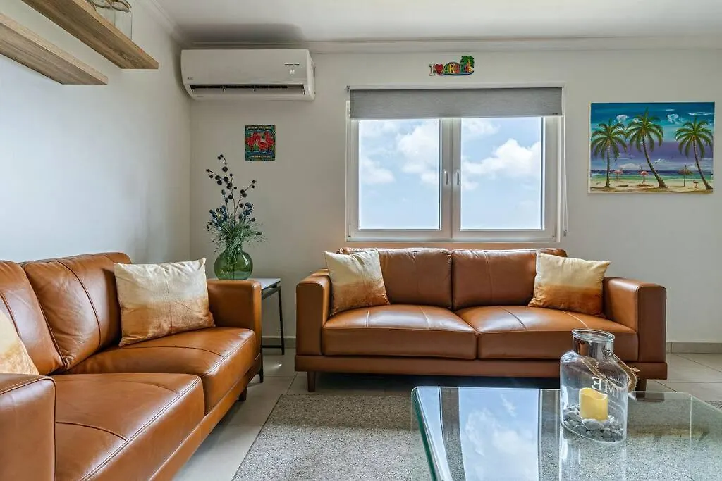 Affordable Family Apartment Only 350 Yards From Eagle Beach Palm Beach